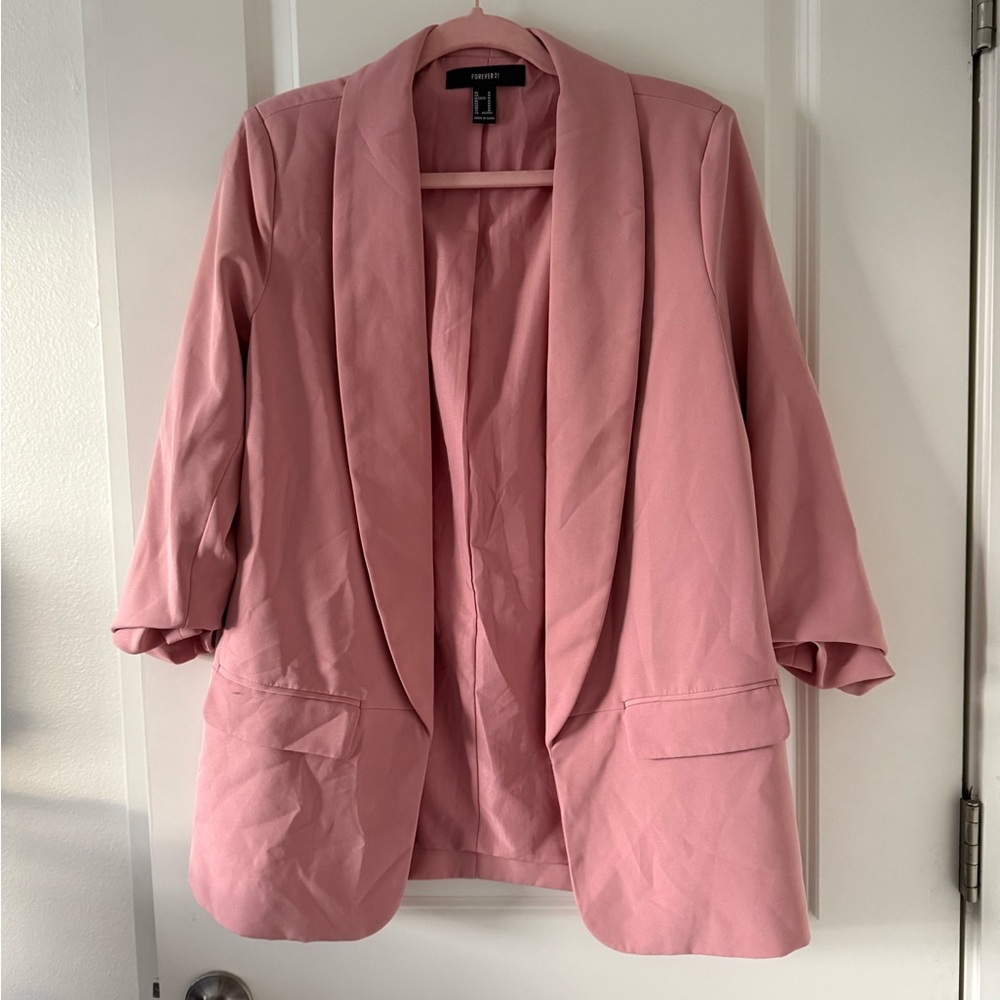 Pink blazer